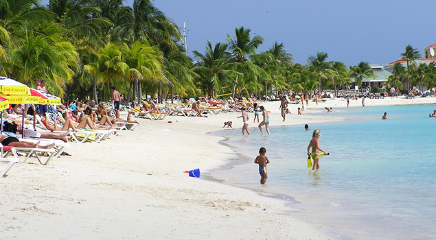 Mooiste stranden Curaçao - Mambo Beach