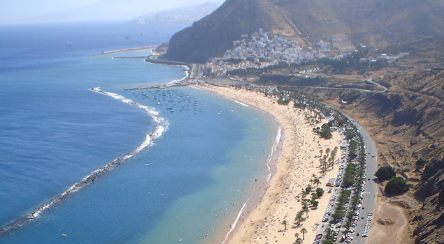 Stranden op Tenerife - Playa de las Vistas