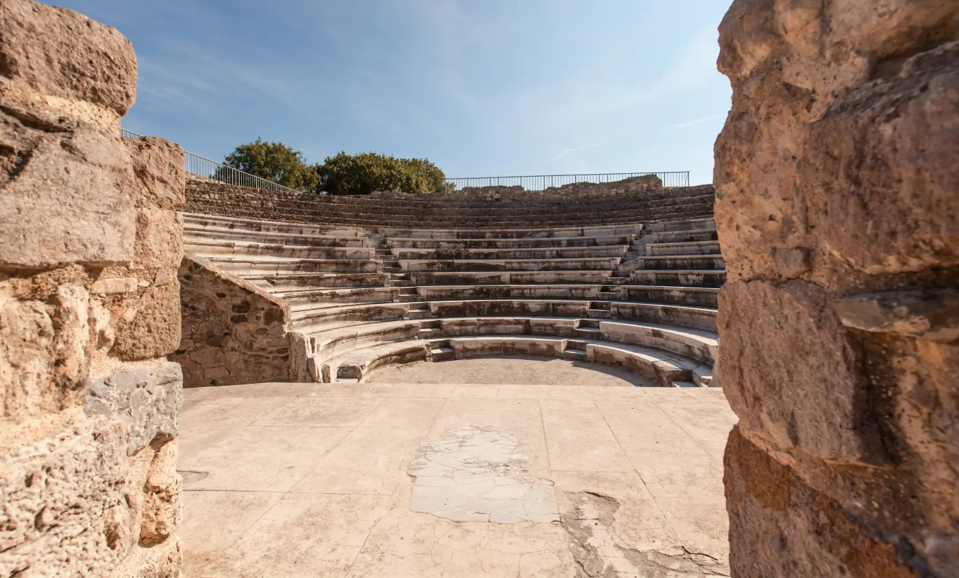 Het Odeon Amfitheater in Kos