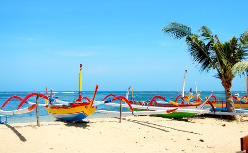 Sanur Beach - Bezienswaardigheden Bali