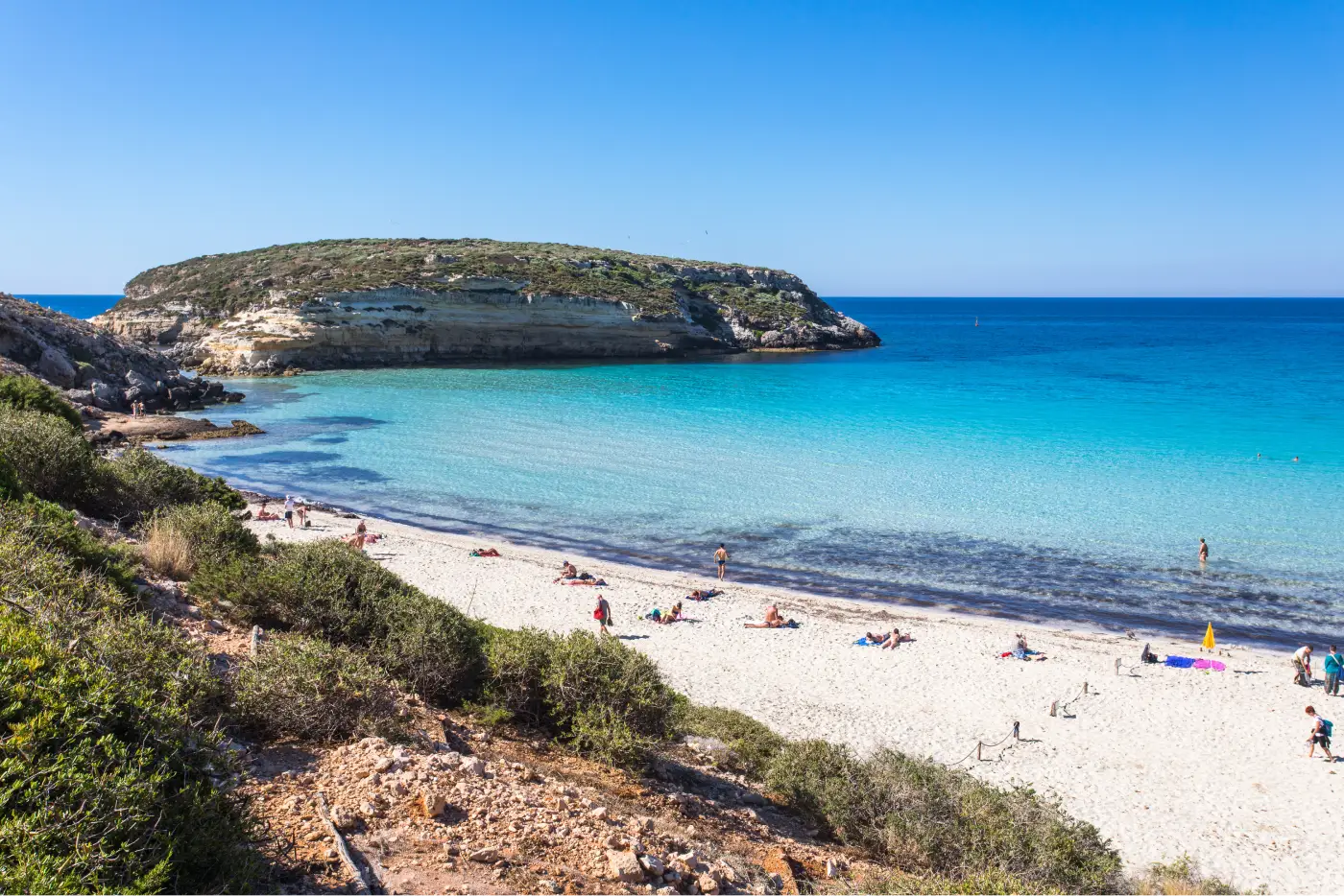 Spiaggia dei Conigli (Lampedusa), ofwel het konijnenstrand