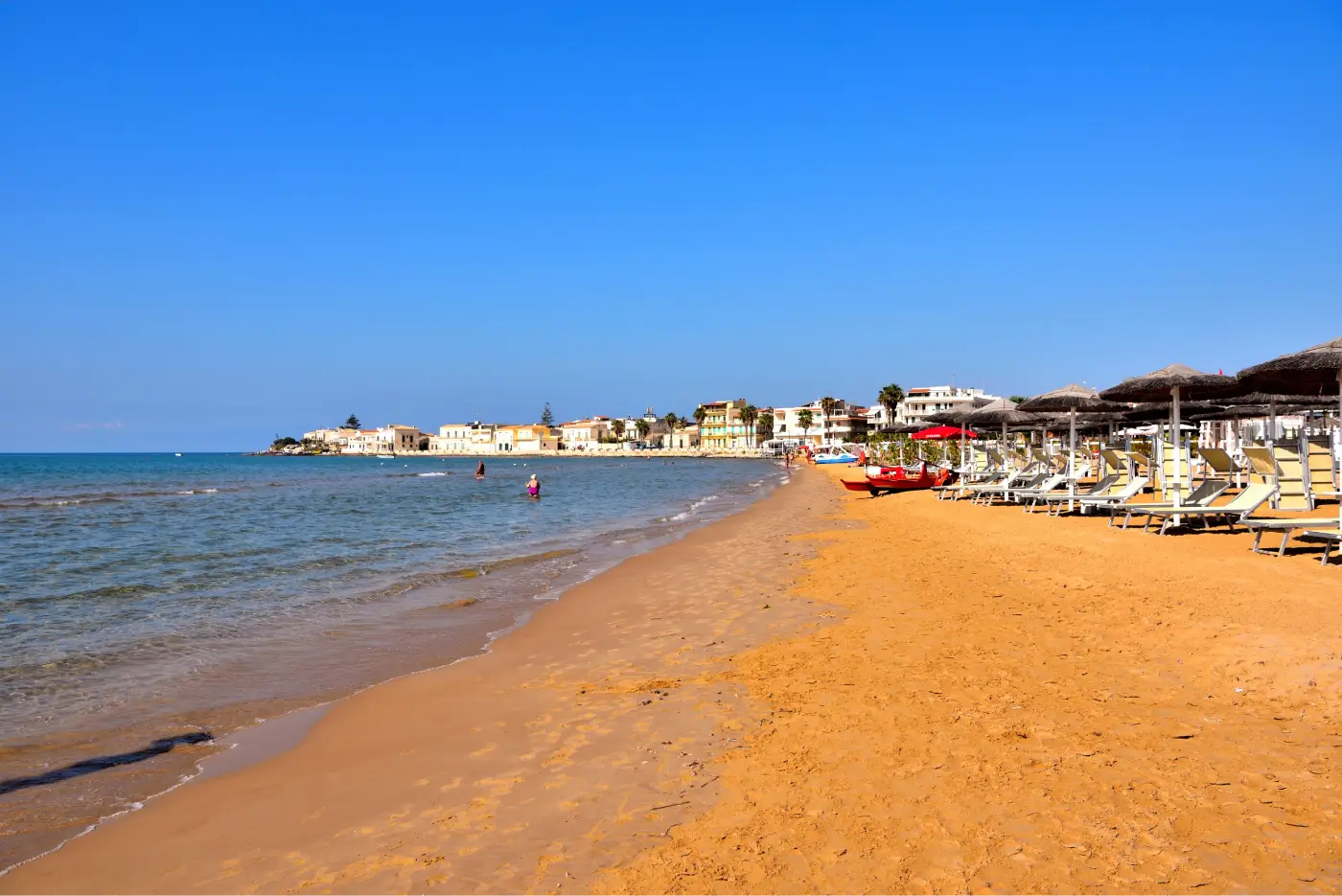 Spiaggia Sampieri strand op Sicilië