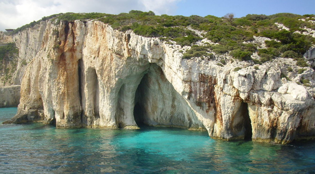 Blue Caves op Zakynthos