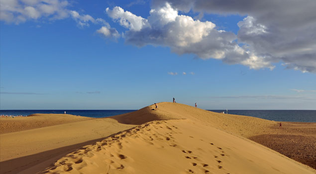 Duinen op Gran Canaria