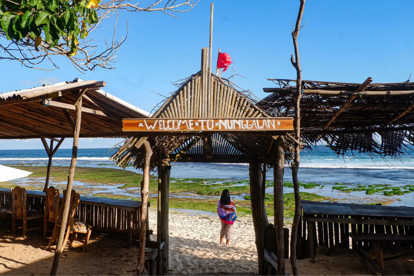 Toegang tot Nunggalan Beach
