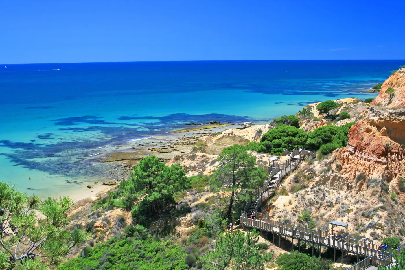 Wandelen naar Praia da Falesia
