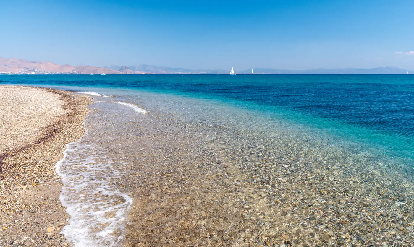 Lambi Beach op het Griekse eiland Kos