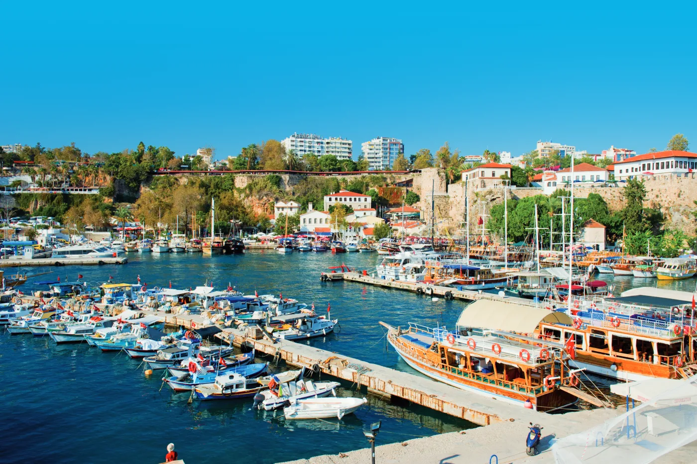 Oude haven van Antalya