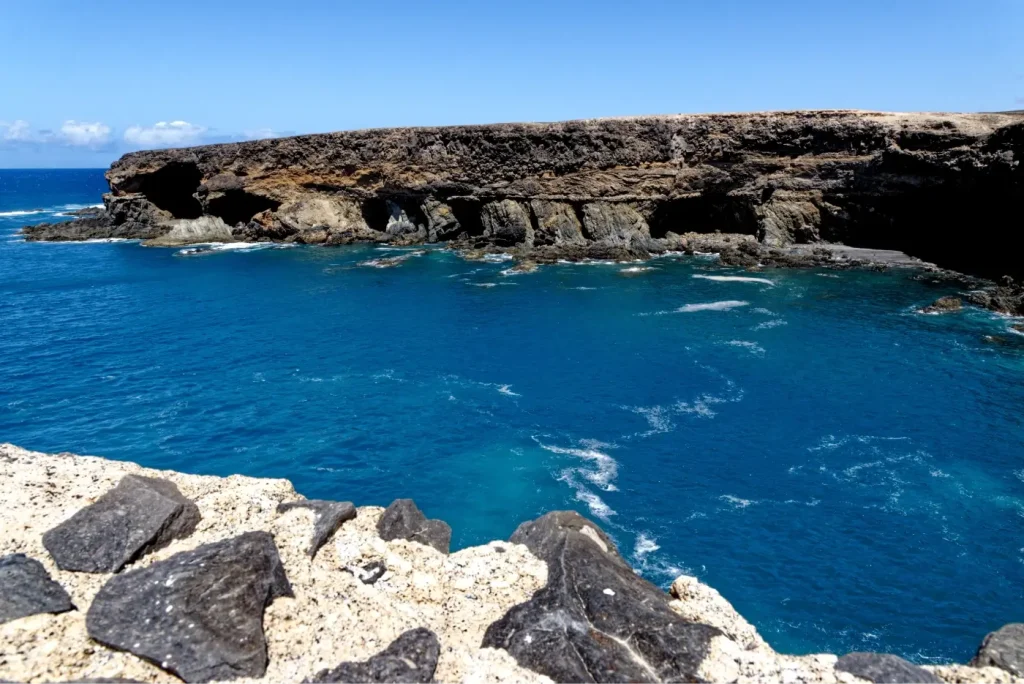 Uitzicht bij Ajuy Caves