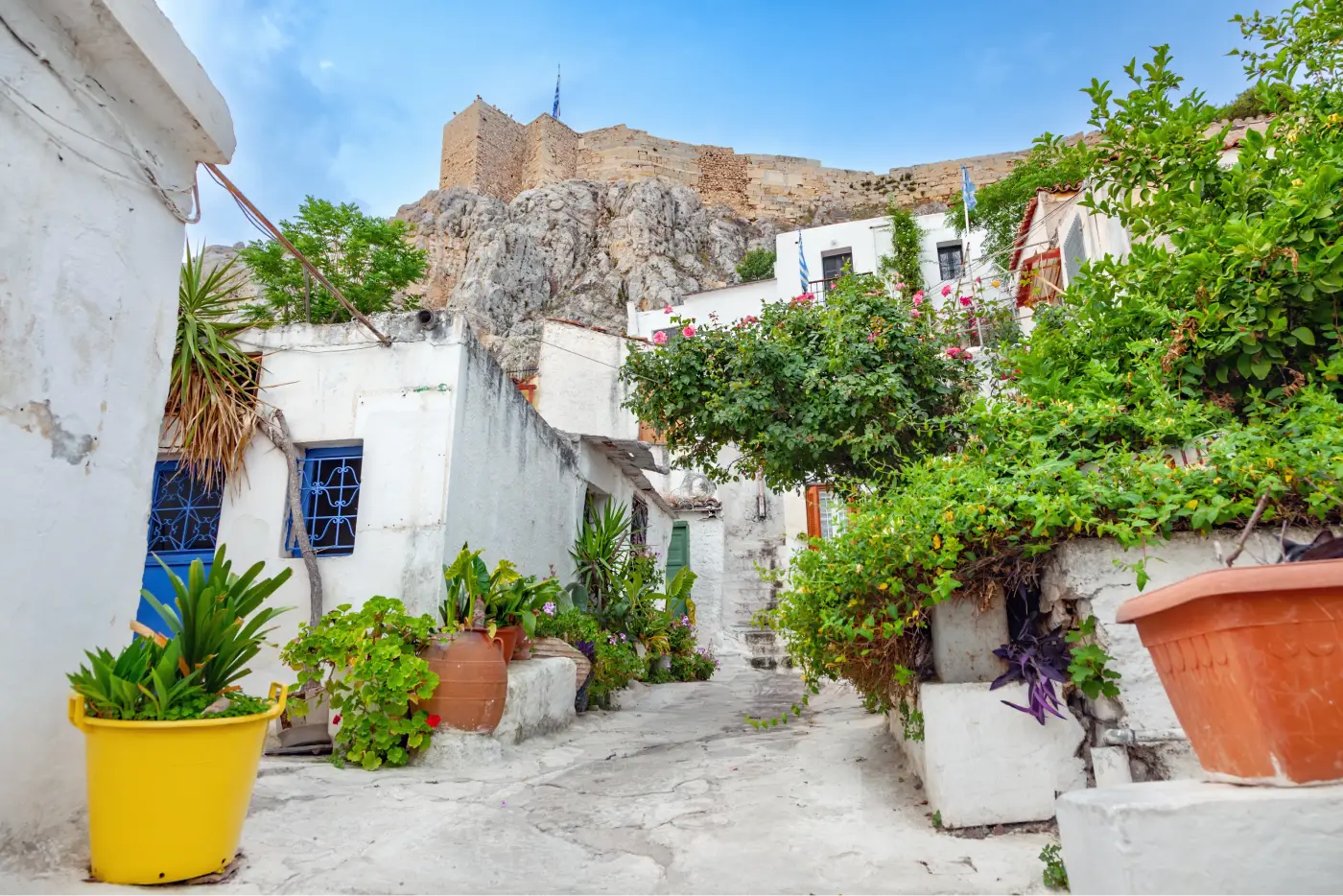 Anafiotika, het witte Cycladendorp in Athene