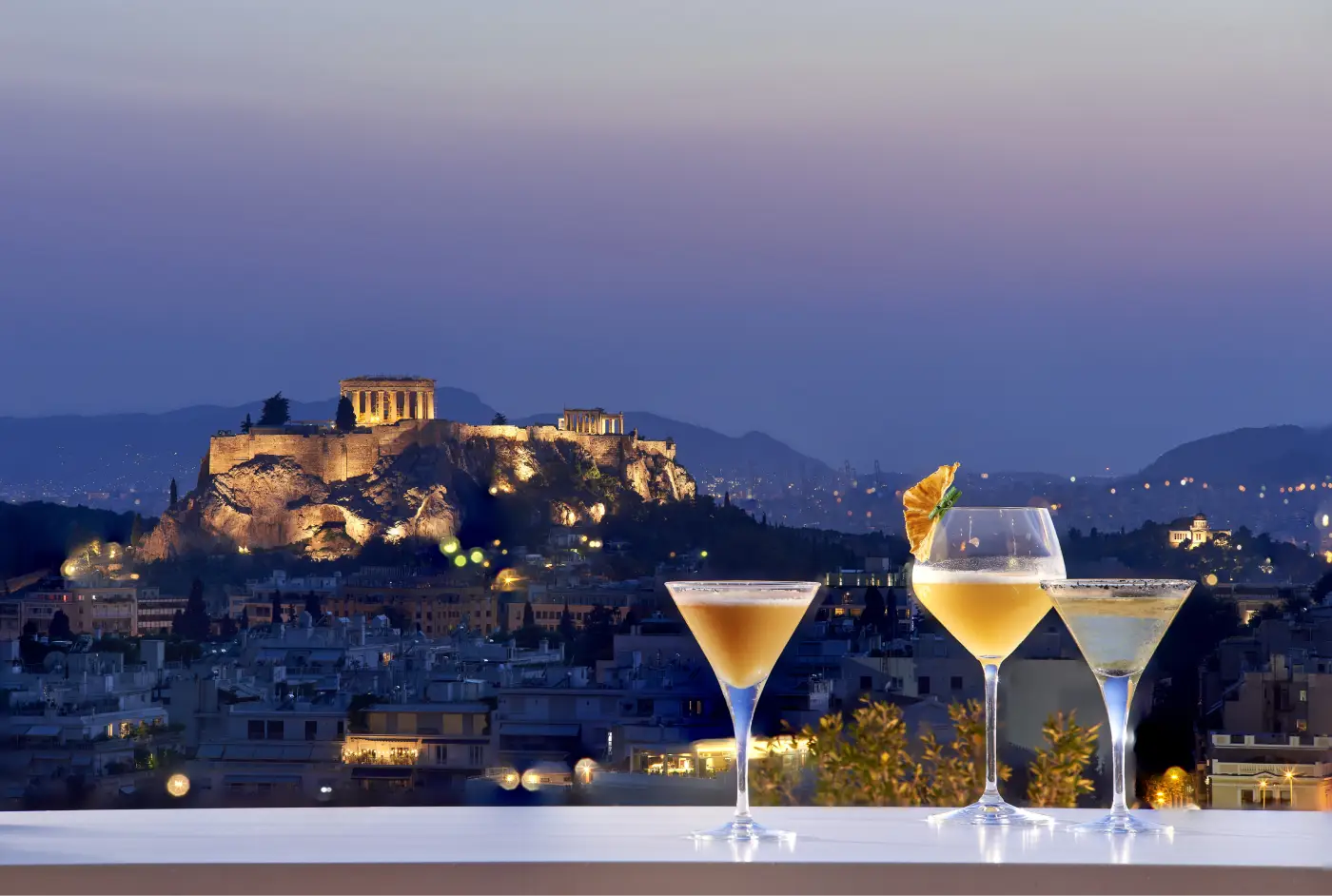 Uitgaan met cocktails in Athene